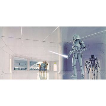 FOTOTAPET KOMAR STAR WARS RMQ STORMTROOPER HALLWAY 500X250CM