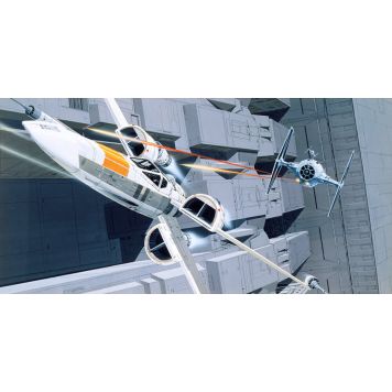 FOTOTAPET KOMAR STAR WARS X-WING VS TIE FIGHTER 500X250CM