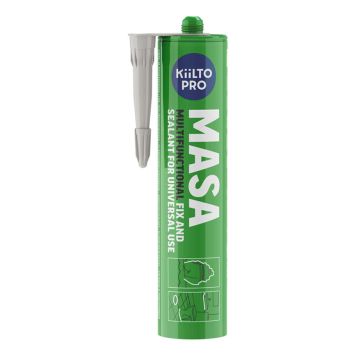 MONTAGELIM KIILTO KIILTOFIX MASA GRÅ 290 ML
