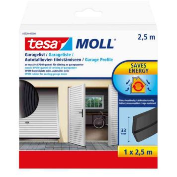 TÄTNINGSLIST TESA TECHNOLIST GARAGE SVART 2,5 X 33MM