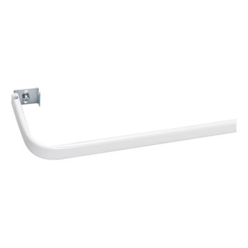 GARDINSKENA KIRSCH ENKEL 160-300CM 12CM VIT