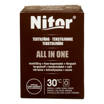 TEXTILFÄRG NITOR ALL IN ONE BRUN
