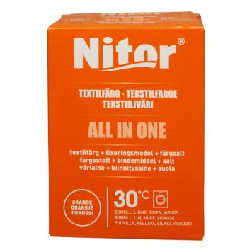 TEXTILFÄRG NITOR ALL IN ONE ORANGE