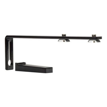 VÄGGVINKEL KIRSCH TILL FLEXI SKENA 15 CM SVART