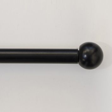 GARDINSTÅNG HASTA LUNA SVART MATT 90-160 CM