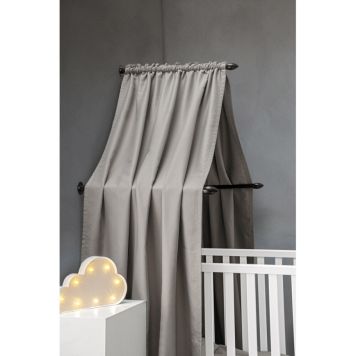 SÄNGHIMMEL TYG HASTA DOKIE 100X270 CM LJUSGRÅ