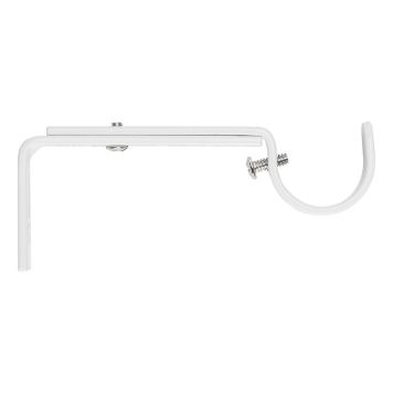 HÅLLARE KIRSCH 10-15 CM TILL GARDINSTÅNG 28MM VIT