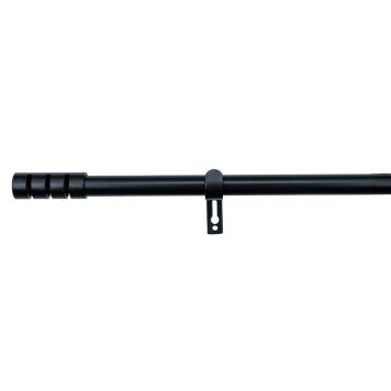 GARDINSTÅNG KIRSCH MIST SET 160-300CM Ø19MM SVART