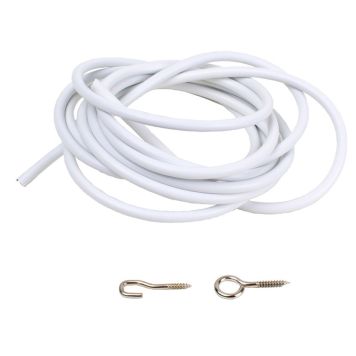 GARDINSPIRAL KIRSCH 200CM VIT