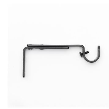 HÅLLARE KIRSCH 10-15CM TILL GARDINSTÅNG 19MM SVART