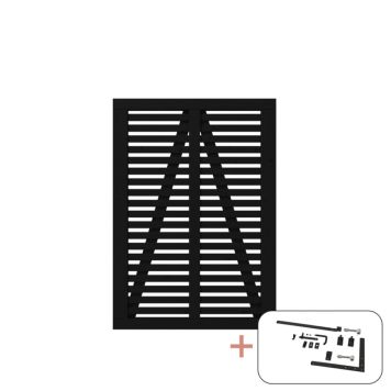 GRIND PLUS HARMONI 100X140CM SVART         