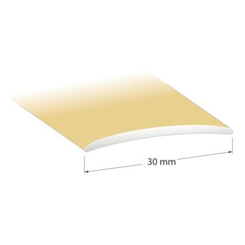 SKARVLIST STANDARD GULD 4X30X1000MM