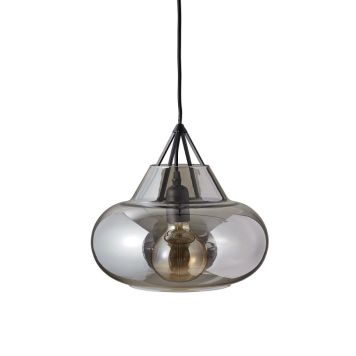 TAKLAMPA DYBERG LARSEN POLO PENDEL RÖKFÄRGAT GLAS