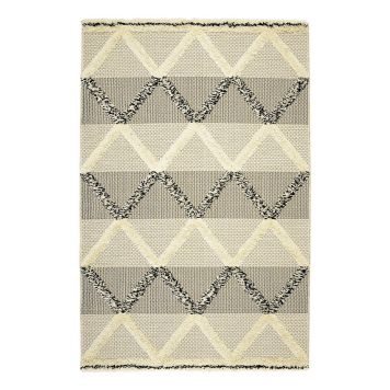 MATTA AROSA BEIGE/SVART 160X230CM