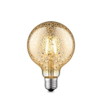 LJUSKÄLLA HOME SWEET HOME GLOBE GULD LED E27 4W