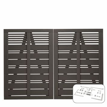 DUBBELGRIND PLUS SILENCE 200X140CM GRÅ