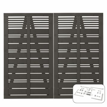 DUBBELGRIND PLUS SILENCE 200X170CM GRÅ