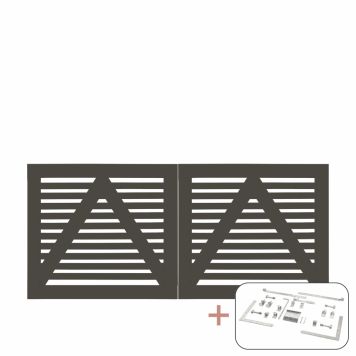 DUBBELGRIND PLUS TOKYO 200X90CM GRÅ 