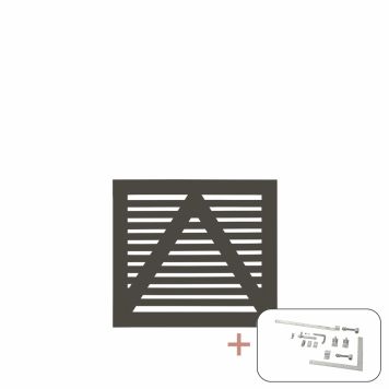 GRIND PLUS TOYKO 100X90CM GRÅ