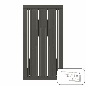 GRIND PLUS TANGENT 95X180CM GRÅ 