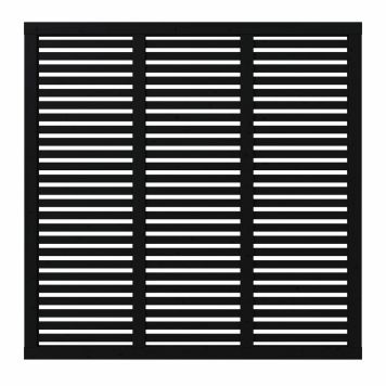 VINDSKYDD PLUS HARMONI 180X180CM SVART