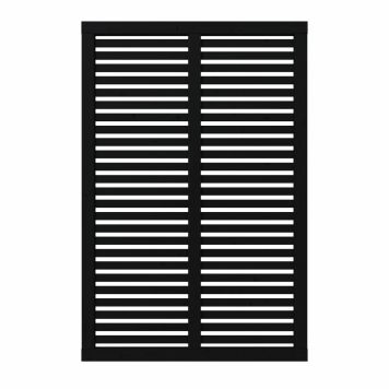 VINDSKYDD PLUS HARMONI 120X180CM SVART