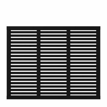 VINDSKYDD PLUS HARMONI 180X140CM SVART 