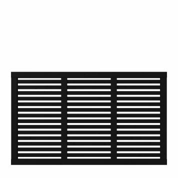 VINDSKYDD PLUS HARMONI 180X107CM SVART