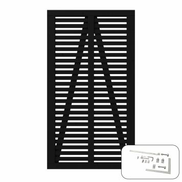 GRIND PLUS HARMONI 100X180CM SVART 