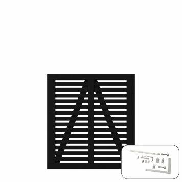 GRIND PLUS HARMONI 100X107CM SVART