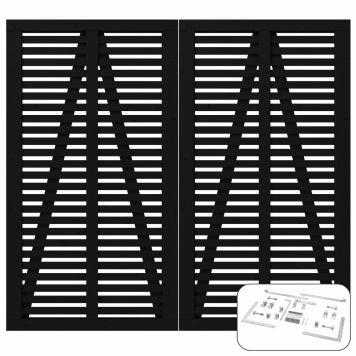DUBBELGRIND PLUS HARMONI 200X180CM SVART