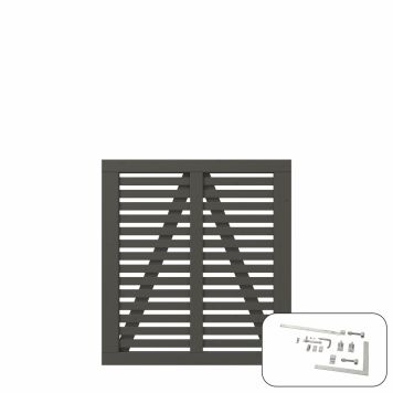 GRIND PLUS HARMONI 100X107CM GRÅ