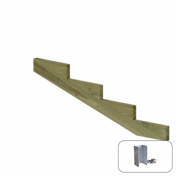 VANGSTYCKE PLUS 4-STEG TRYCKIMPREGNERAD INKL. BESLAG 156X52CM