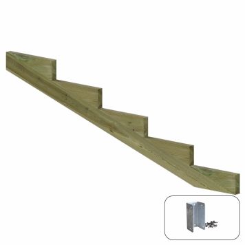 VANGSTYCKE PLUS 5-STEG TRYCKIMPREGNERAD INKL. BESLAG 195X65CM