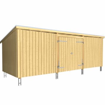 FÖRRÅD PLUS NORDIC MULTI INKL TAKPAPP/ALULIST/STOLPFOT OBEHANDLAD 14M2 