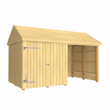 FÖRRÅD PLUS CLASSIC MULTI ENKELDÖRR/ÖPPEN FRONT OBEHANDLAD 10M²