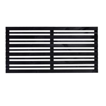 VINDSKYDD NORDIC FENCE SENSE GRUNDMÅLAD 90X180CM SVART                                               