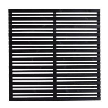 VINDSKYDD NORDIC FENCE SENSE GRUNDMÅLAD 180X180CM SVART                   