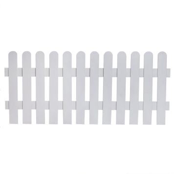 STAKET NORDIC FENCE FYN GRUNDMÅLAD 180X80CM VIT                               