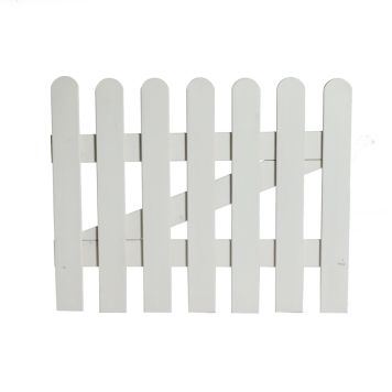 GRIND NORDIC FENCE FYN GRUNDMÅLAD 100X80CM VIT