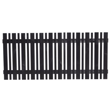 STAKET NORDIC FENCE SENSE GRUNDMÅLAD 180X80CM SVART 