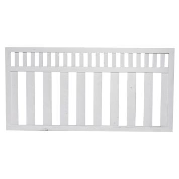 STAKET NORDIC FENCE TENDENS GRUNDMÅLAD 180X90CM VIT