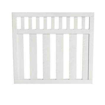 GRIND NORDIC FENCE SENSE GRUNDMÅLAD 100X90CM VIT                   