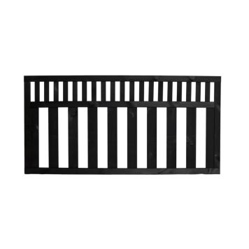 STAKET NORDIC FENCE TENDENS GRUNDMÅLAD 180X90CM SVART