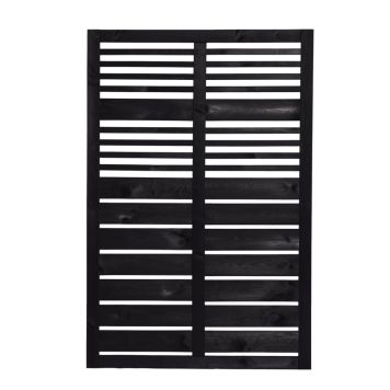 VINDSKYDD NORDIC FENCE LINEAR GRUNDMÅLAD 120X180CM SVART                       