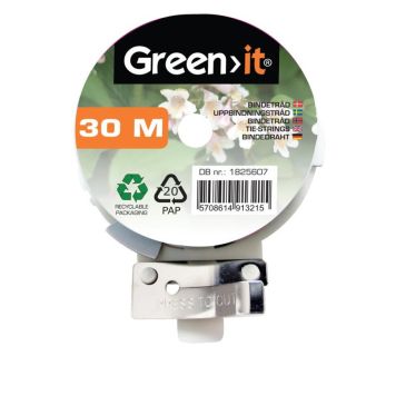 BINDTRÅD HOME IT GARDEN MED KNIPS GRÖN 30M
