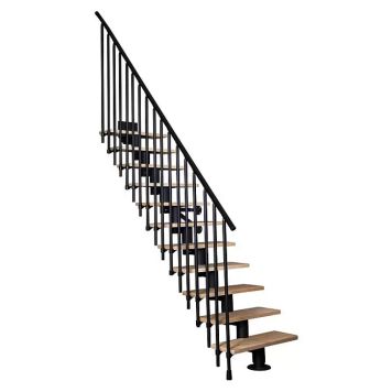 TRAPPA ATRIUM STRINGERTRAPPA DIXI VERTICAL SVART 70CM
