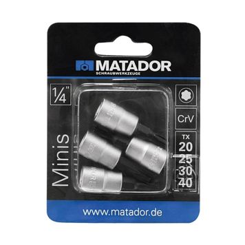 HYLSSATS MATADOR TORX 4-DELAR TX20-TX40