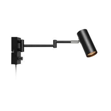 VÄGGLAMPA MARKSLÖJD TORINO SVART