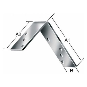 VINKEL VORMANN 80X40MM FÖRSTÄRKT
